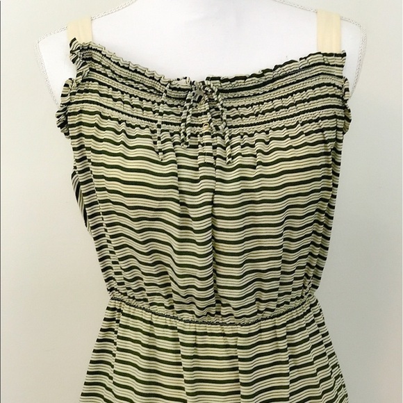 Patterson J Kincaid Striped Silk Dress Medium - Picture 4 of 8